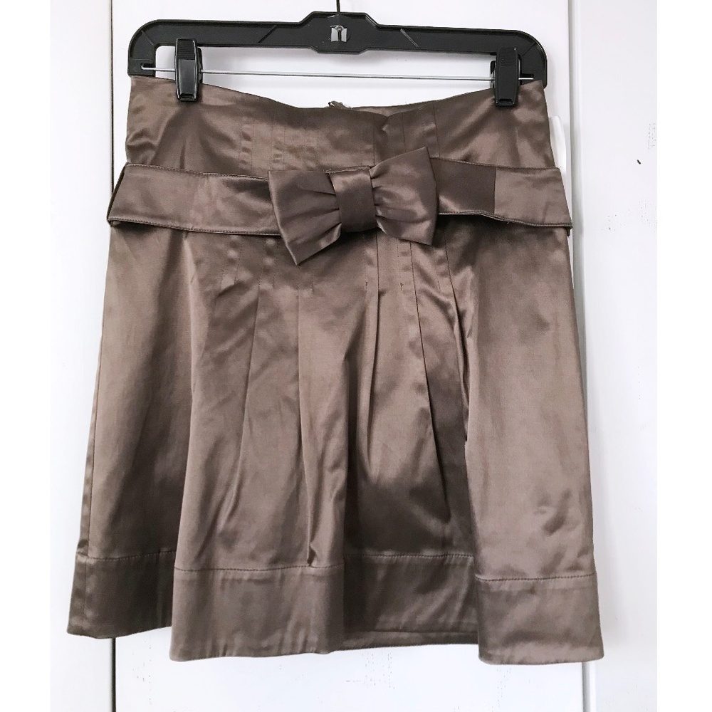 H&M Brown belted skirt sz US 6, EU 36, small